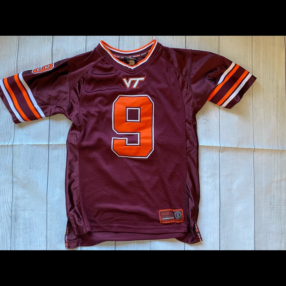 Virginia Tech Hokie Jersey. #9. Youth Size 12-14.